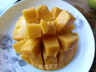 芒果糯米小丸子步骤5