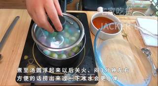 彩色汤圆水麻薯，平凡而又甜蜜的小甜点，和家人一起品尝吧。步骤15