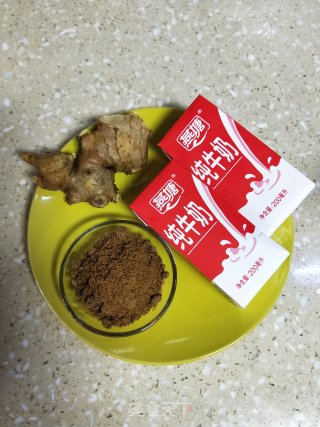 红糖姜撞奶步骤1