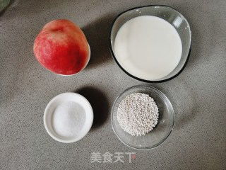 软糯Q弹的水蜜桃西米露|附煮晶莹剔透的西米露步骤1