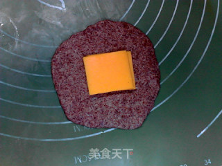 酱腿芝士黑全麦格子华夫饼步骤7