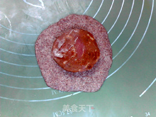 酱腿芝士黑全麦格子华夫饼步骤8