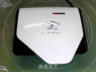 酱腿芝士黑全麦格子华夫饼步骤12