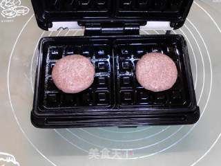酱腿芝士黑全麦格子华夫饼步骤13