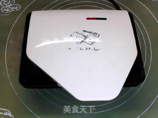酱腿芝士黑全麦格子华夫饼步骤14