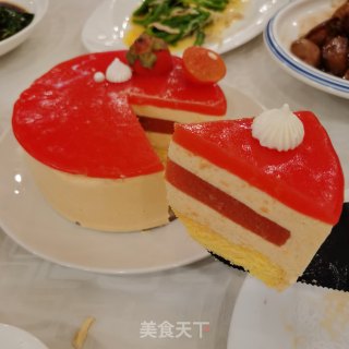 柿子慕斯夹心蛋糕步骤12 柿子慕斯夹心蛋糕步骤12