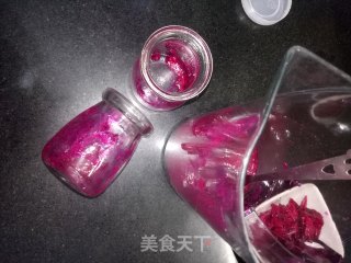 火龙果汁酸奶步骤3