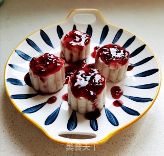 蓝莓芋头步骤9