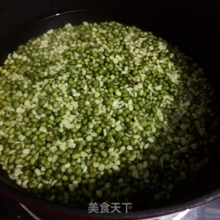 陈皮绿豆蓉步骤2