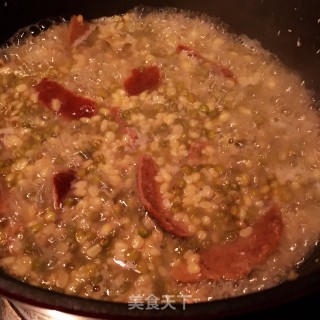 陈皮绿豆蓉步骤5