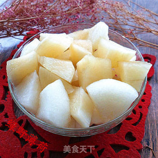 蜂蜜雪莲果拌梨步骤6