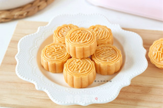 奶黄流心月饼步骤10