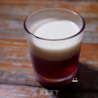 网红葡萄撞奶❗️（两种做法）葡萄椰奶冻  ❗️（超简单白凉粉版）步骤5