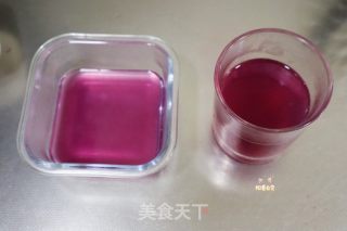 网红葡萄撞奶❗️（两种做法）葡萄椰奶冻  ❗️（超简单白凉粉版）步骤4