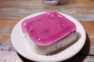 网红葡萄撞奶❗️（两种做法）葡萄椰奶冻  ❗️（超简单白凉粉版）步骤11