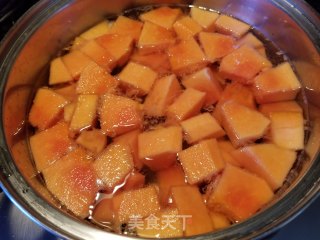 木瓜芒果桃胶步骤3
