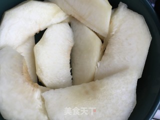 佛桃炖雪蛤步骤5