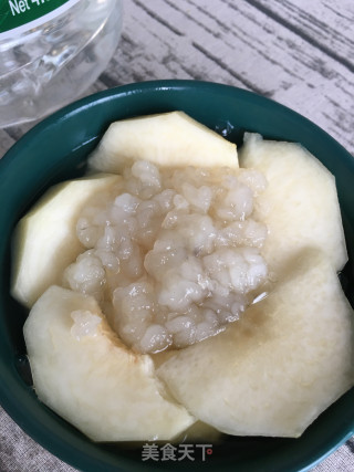 佛桃炖雪蛤步骤7