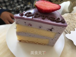 蓝莓慕斯蛋糕步骤20