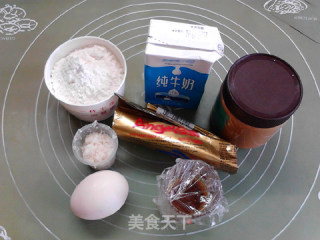 花生酱与华夫：花生酱夹心华夫饼步骤1