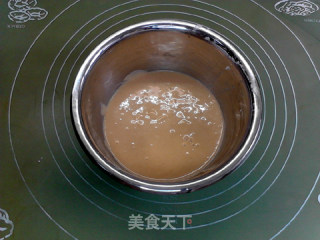  花生酱与华夫：发酵面糊版芝麻花生酱华夫饼步骤6