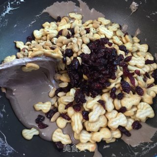 可可雪花酥步骤6