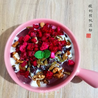 酸奶核桃凉粉步骤10 酸奶核桃凉粉步骤10