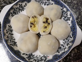 蜜红豆大福步骤18
