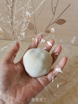 蜜红豆大福步骤21