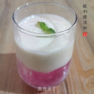 酸奶撞凉粉步骤8