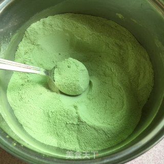抹茶雪花酥步骤3