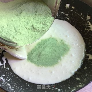 抹茶雪花酥步骤6