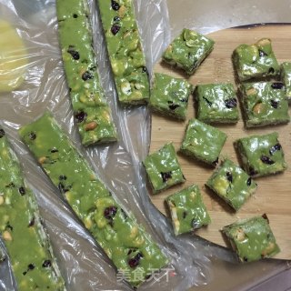 抹茶雪花酥步骤10