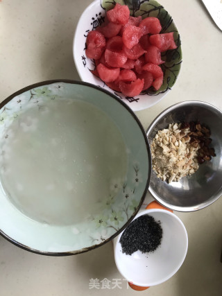 西瓜冰粉步骤1