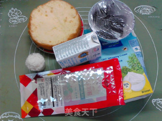 酸奶蓝莓慕斯蛋糕步骤1