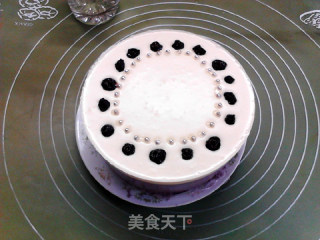 酸奶蓝莓慕斯蛋糕步骤22