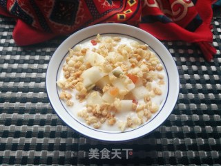 红啤梨水果麦片酸奶碗步骤8