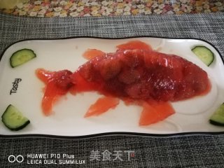 连年有鱼草莓果冻步骤7
