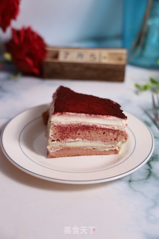 红曲慕斯蛋糕步骤23