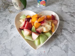 水果酸奶拌步骤2