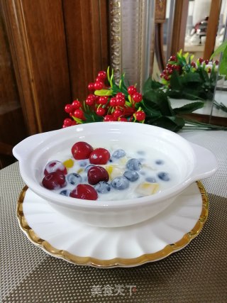 蓝莓芒果酸奶碗步骤4