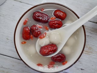 红枣枸杞酒酿丸子步骤18