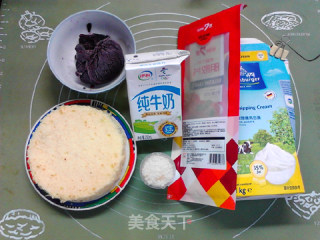 镜面蓝莓慕斯蛋糕步骤1