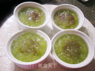 抹茶水晶豆沙盏步骤8