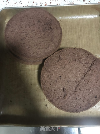 巧克力蓝莓蛋糕步骤21