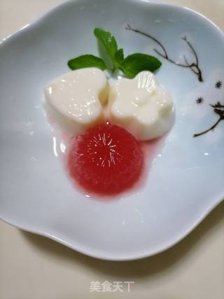 西瓜牛奶布丁步骤6