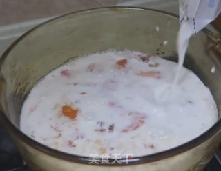 木瓜牛奶桃胶步骤5