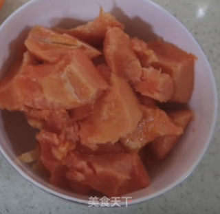 木瓜牛奶桃胶步骤3