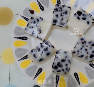 牛奶蜜豆糕步骤10