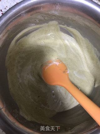 抹茶蜜豆千层蛋糕步骤7